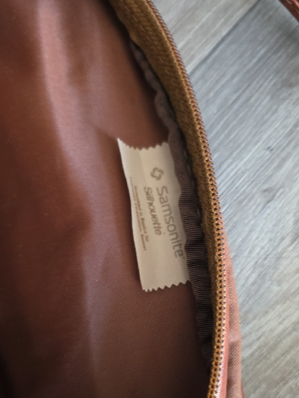 Samsonite Men's Rust Brown Messenger Crossbody Bag - Picture 7 of 12